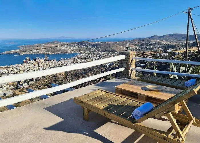 Vakantiehuis Uppolis με θέα τα νησιά *