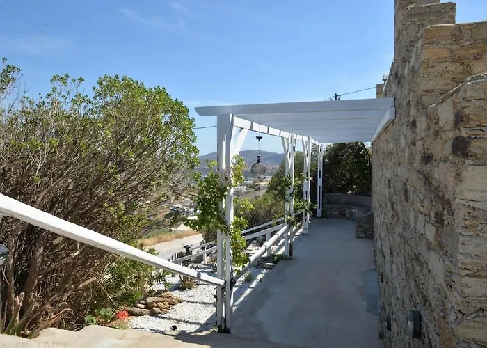 Сasa de vacaciones Uppolis με θέα τα νησιά Ano Syros