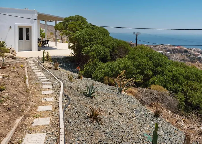 Vakantiehuis Uppolis με θέα τα νησιά Ano Syros